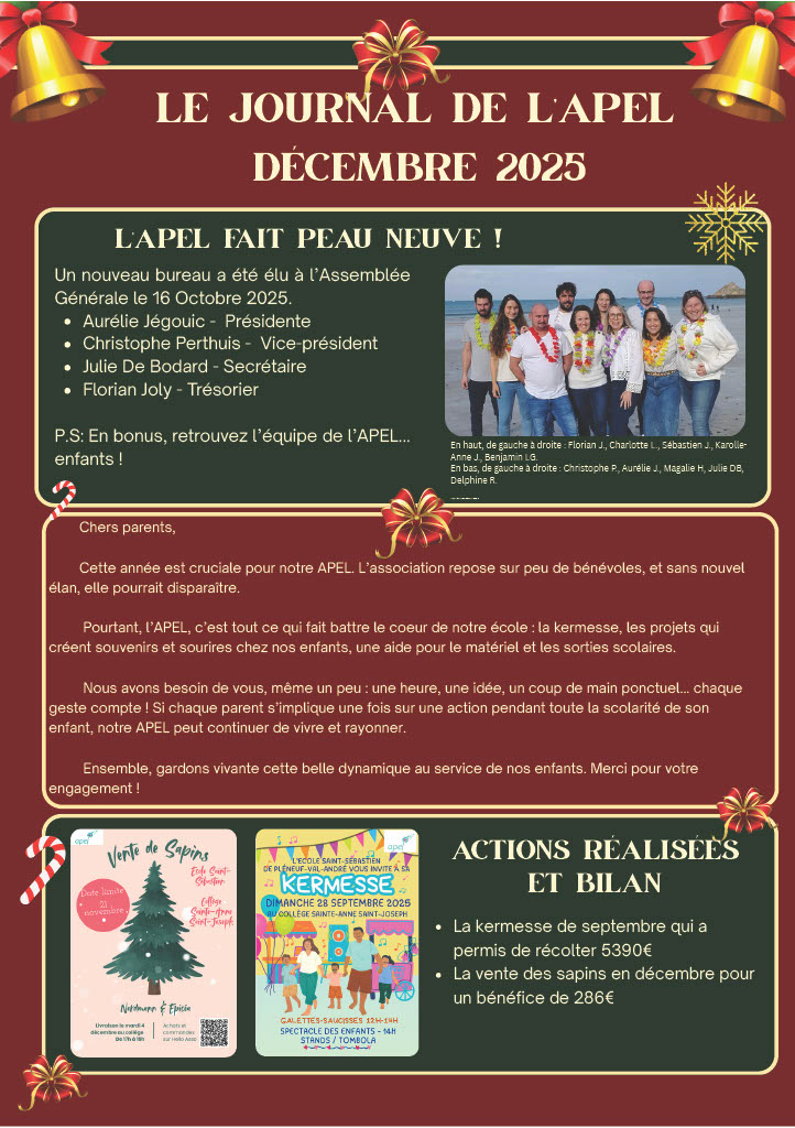 INFOS APEL 2025-2026